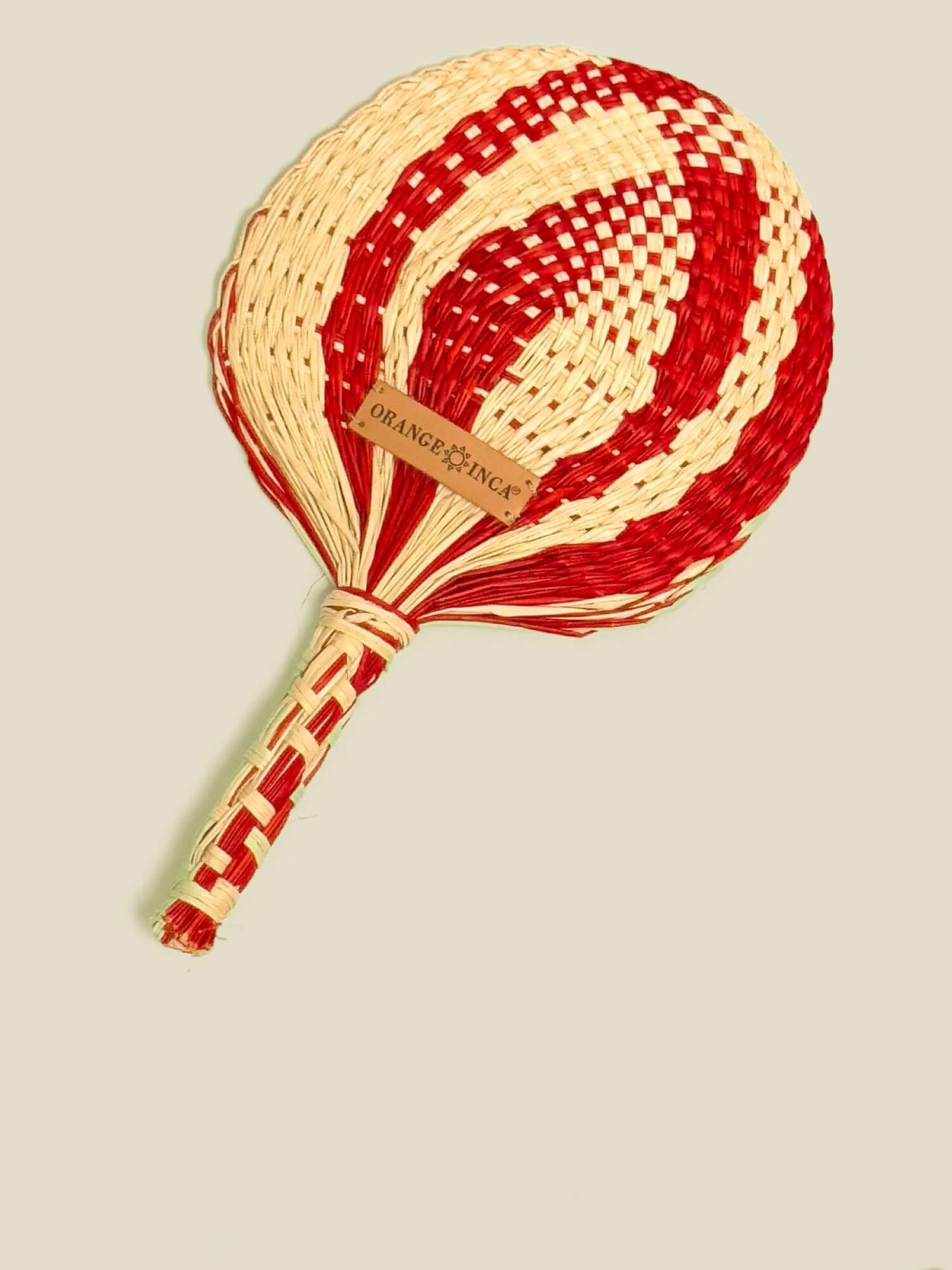 Straw Circle Hand Fan