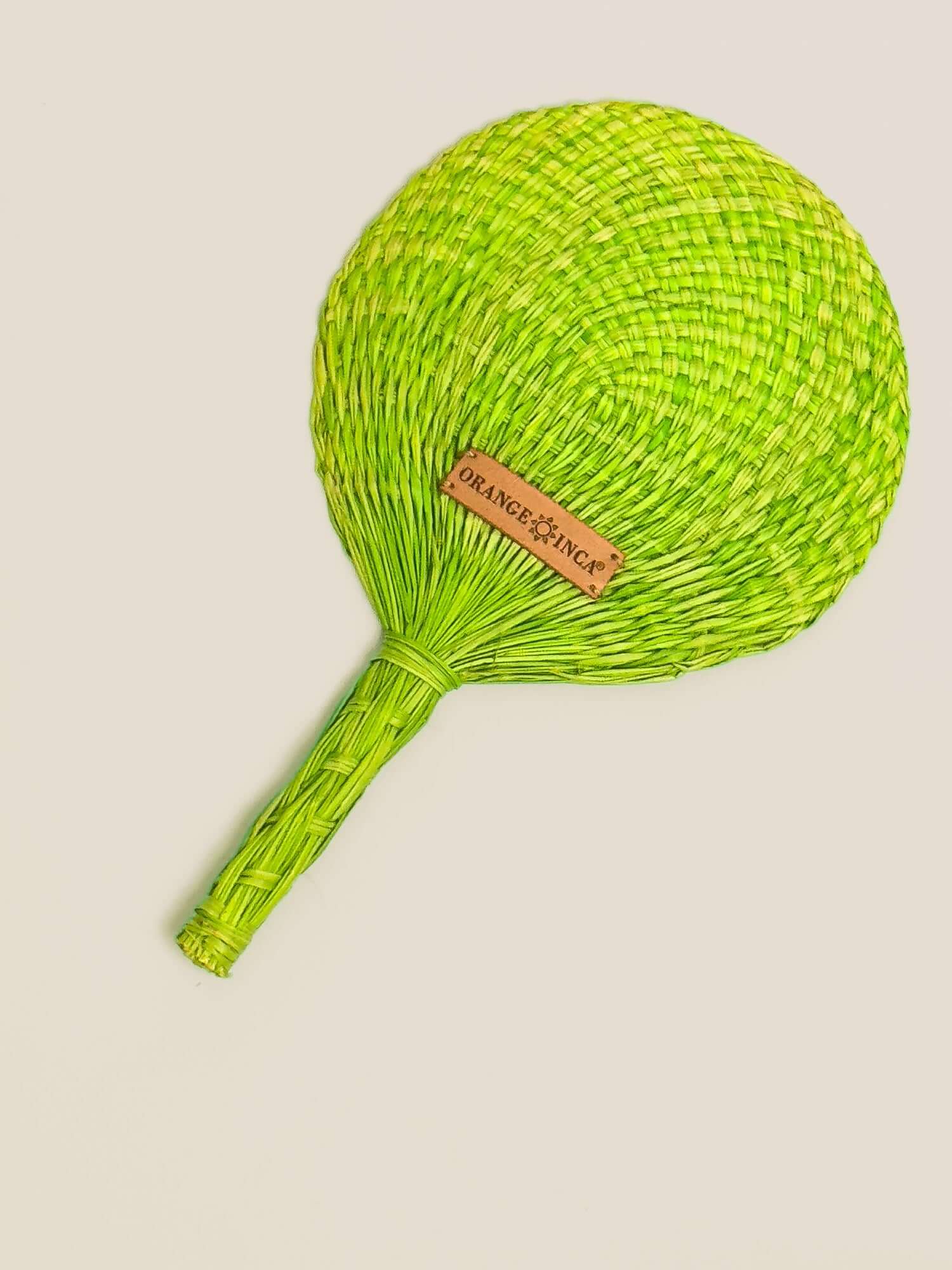 Straw Circle Hand Fan