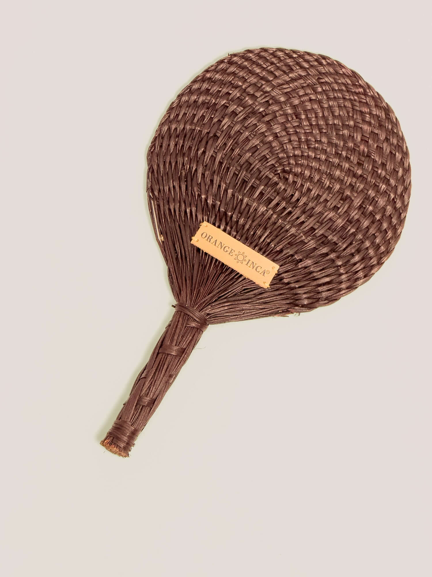 Straw Circle Hand Fan