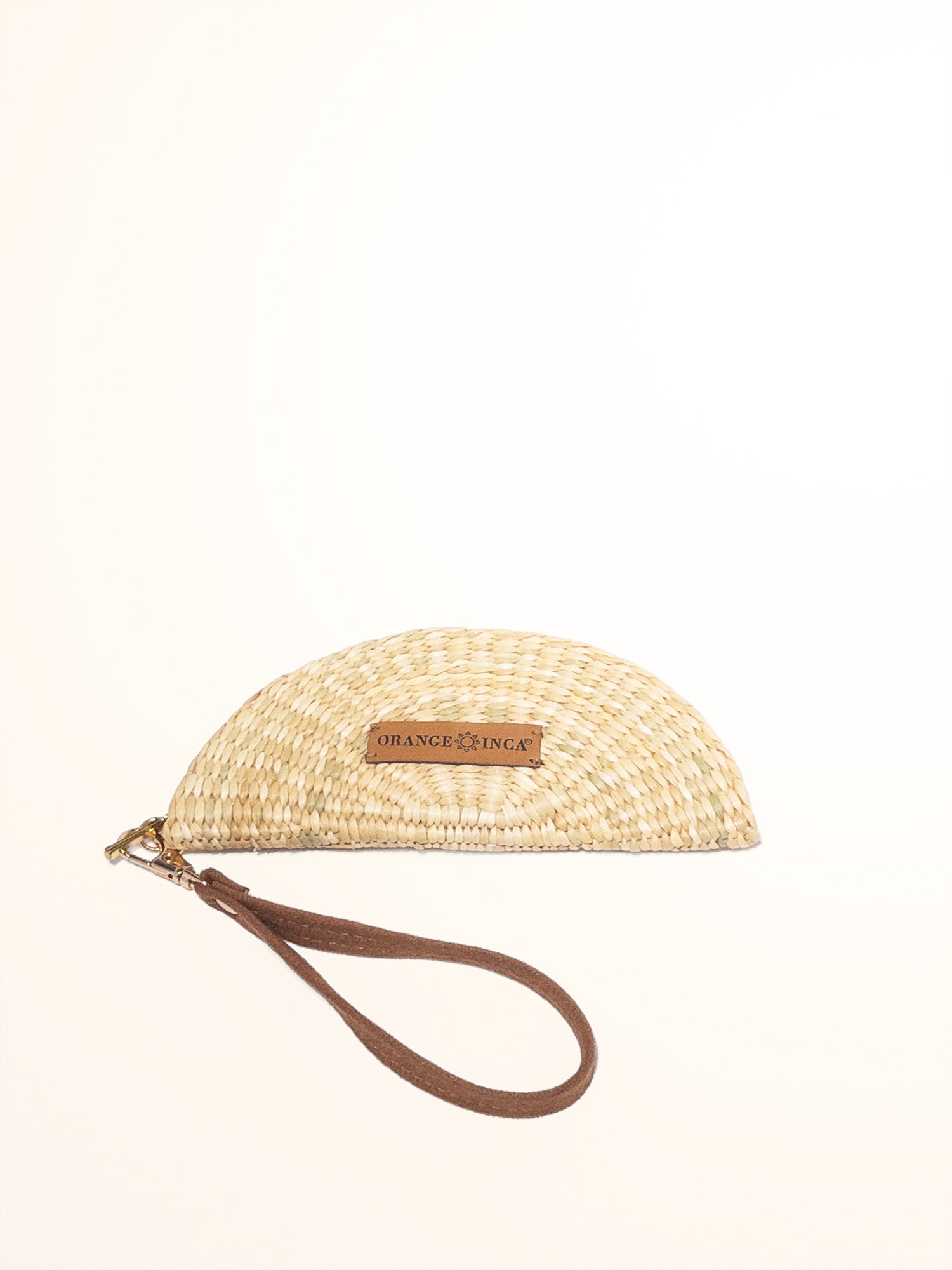 Coin Purse with Strap - Natural