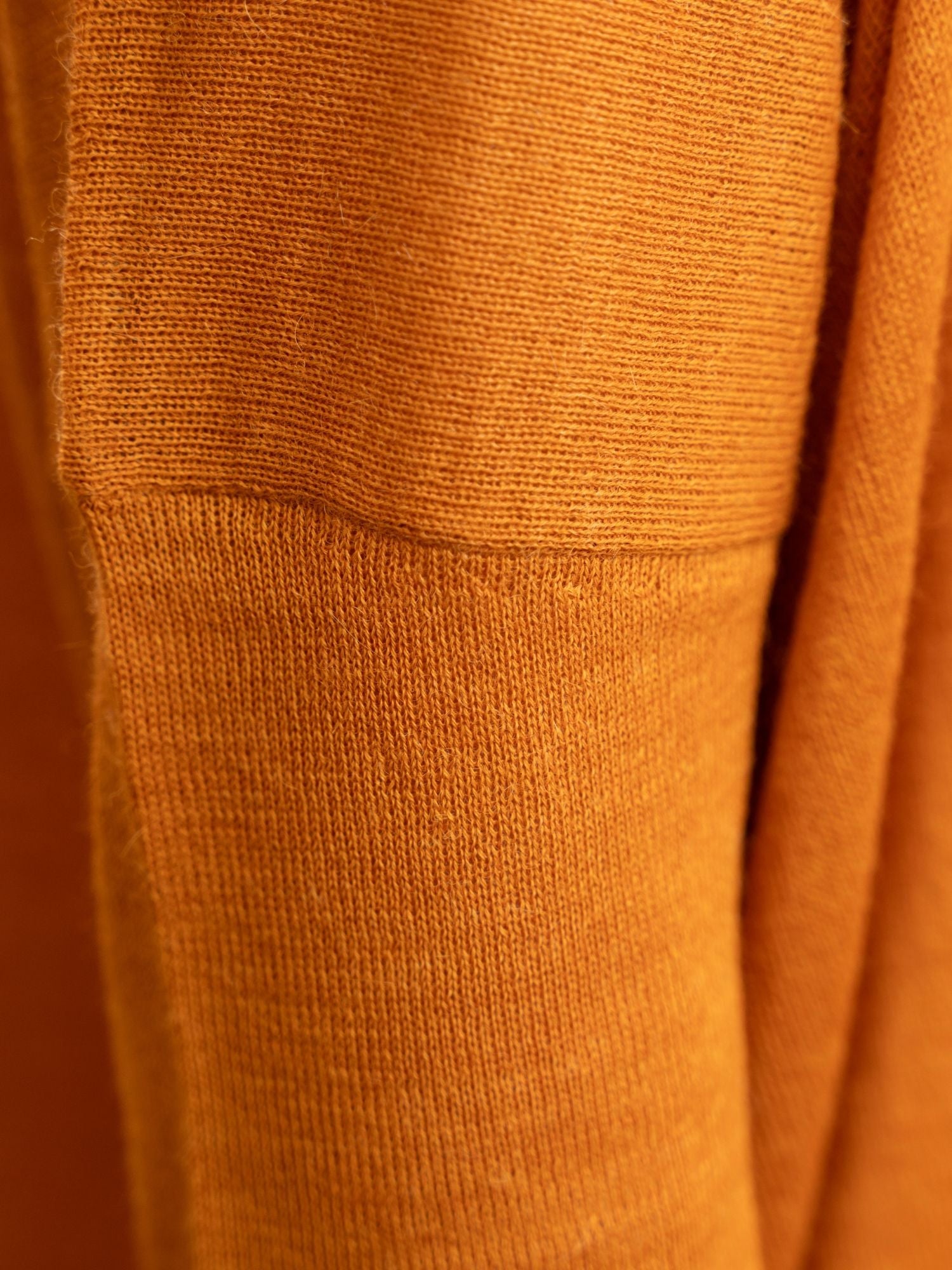Lightweight Sweater - Baby Alpaca - Turmeric