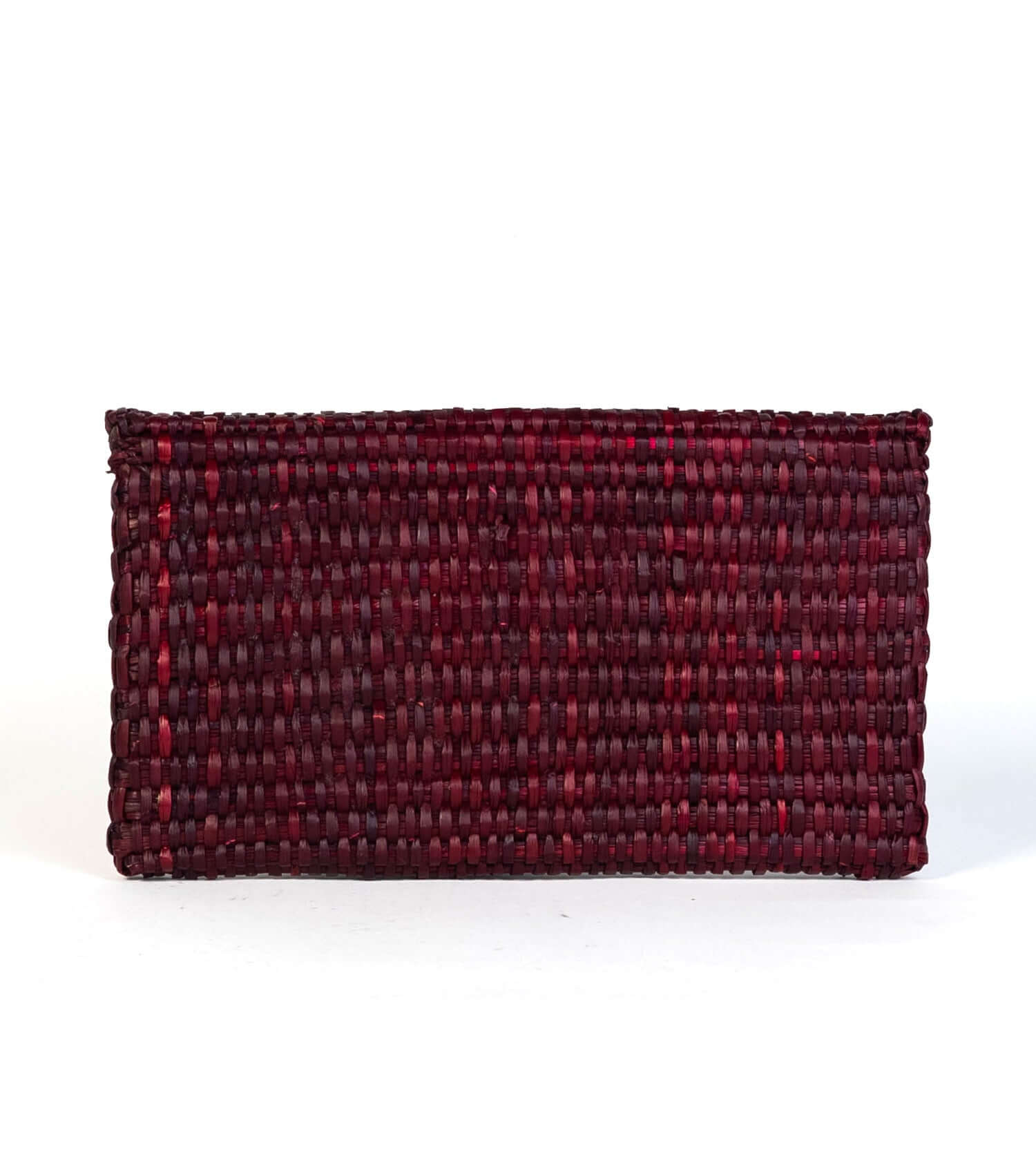 Lima envelope clutch - artisanal wedding guest bag | [Burgundy Maroon