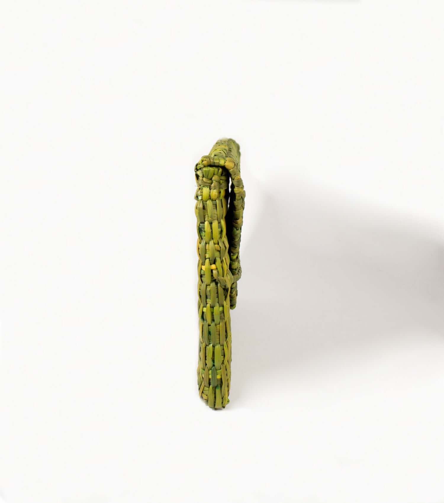 Lima Clutch side angle - resort party bag | Green Mose