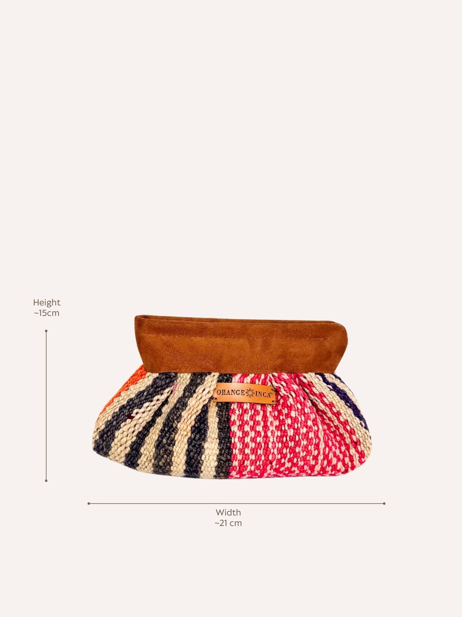 Sample! Manta Candy Clutch - Navy Blue and Red