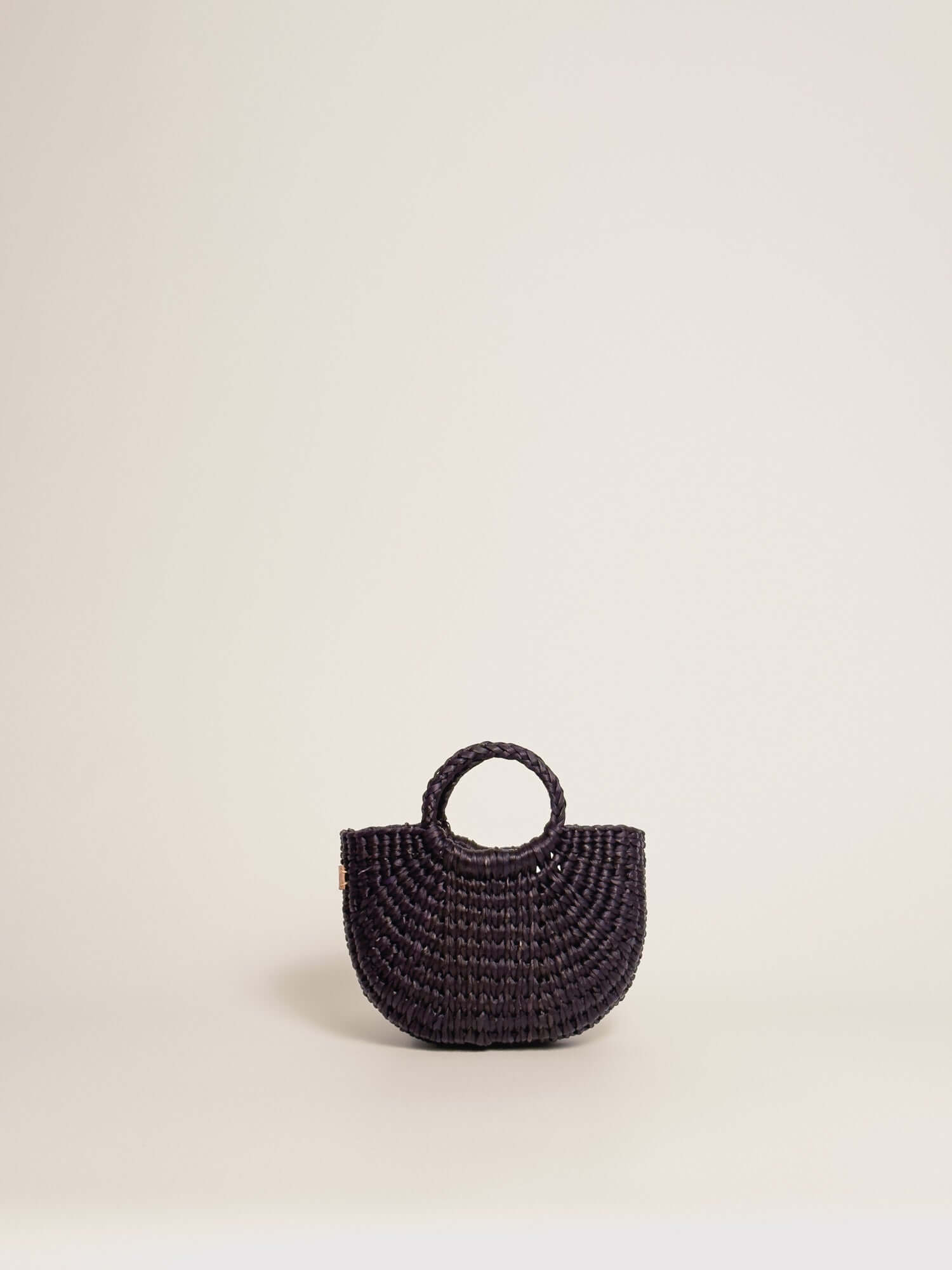 Woven mini bag - designer everyday crossbody | Black
