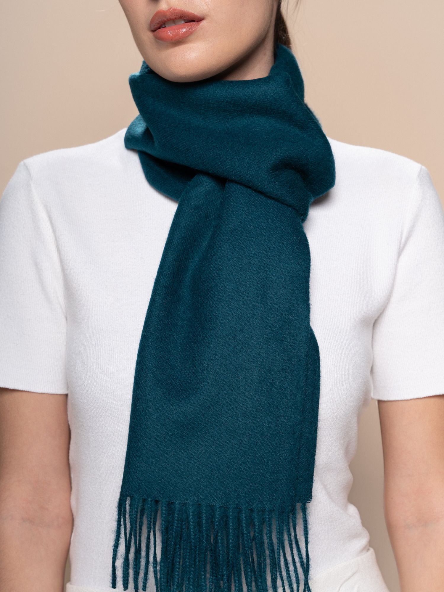 Baby Alpaca Scarf - Jade