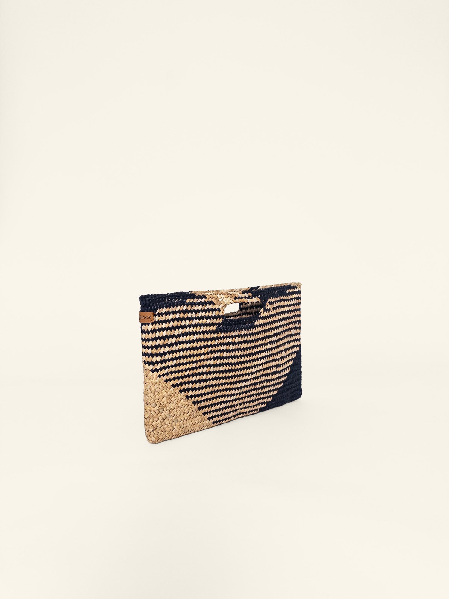 The Marrakesh Clutch - Black and Natural