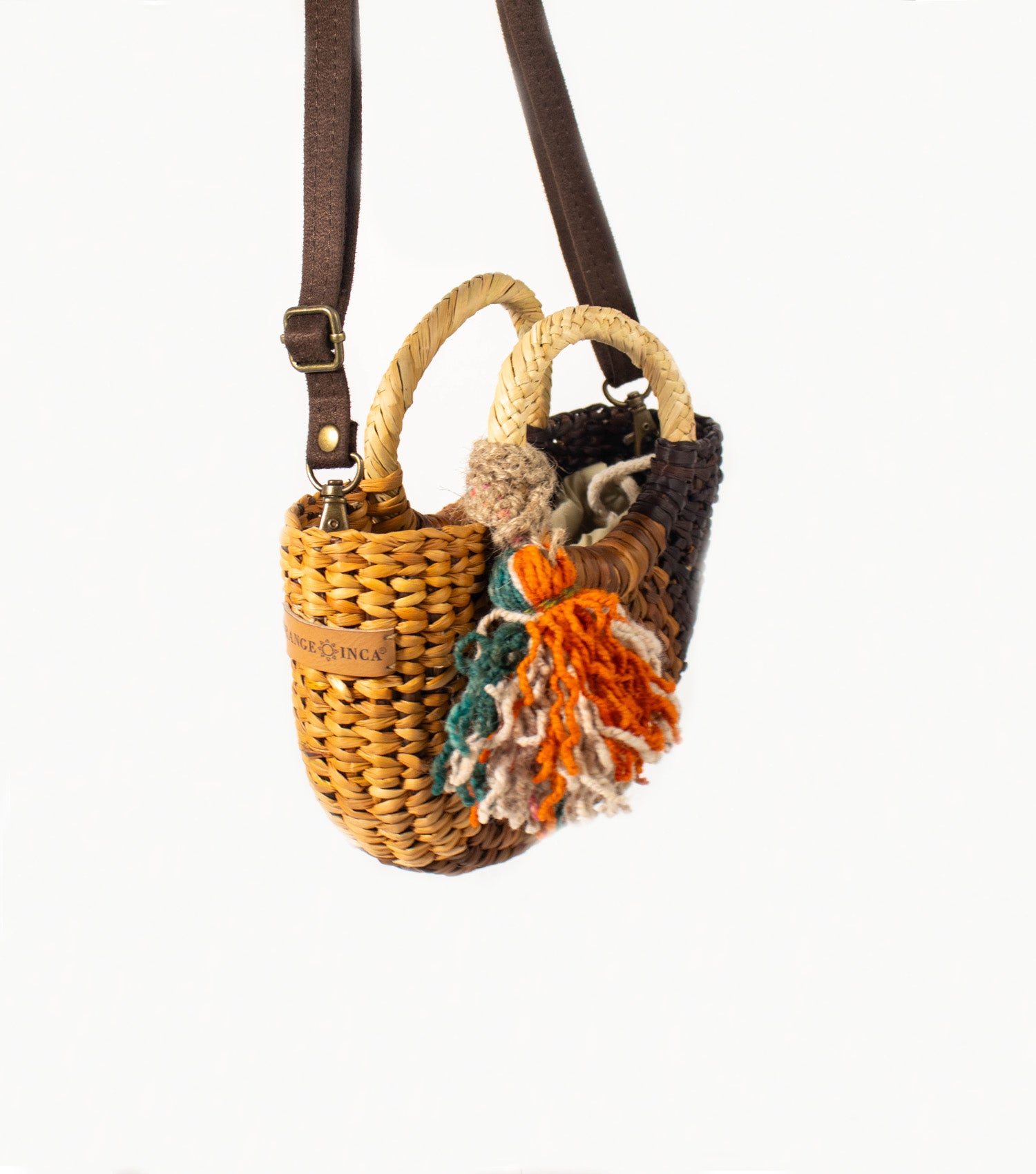 Sustainable Fiesta Crossbody Bag - Brown Gradient