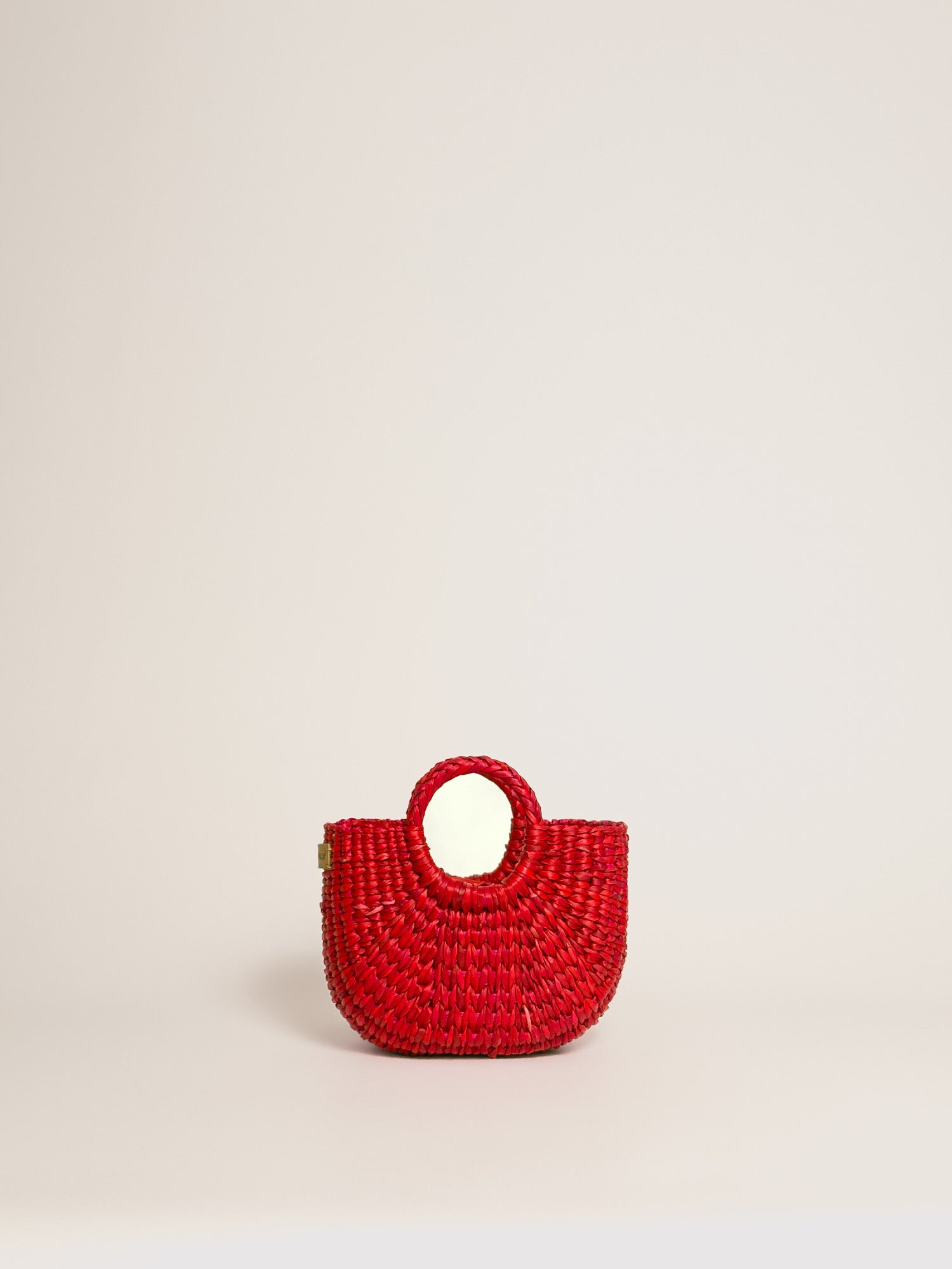 Woven mini bag - designer everyday crossbody | Red