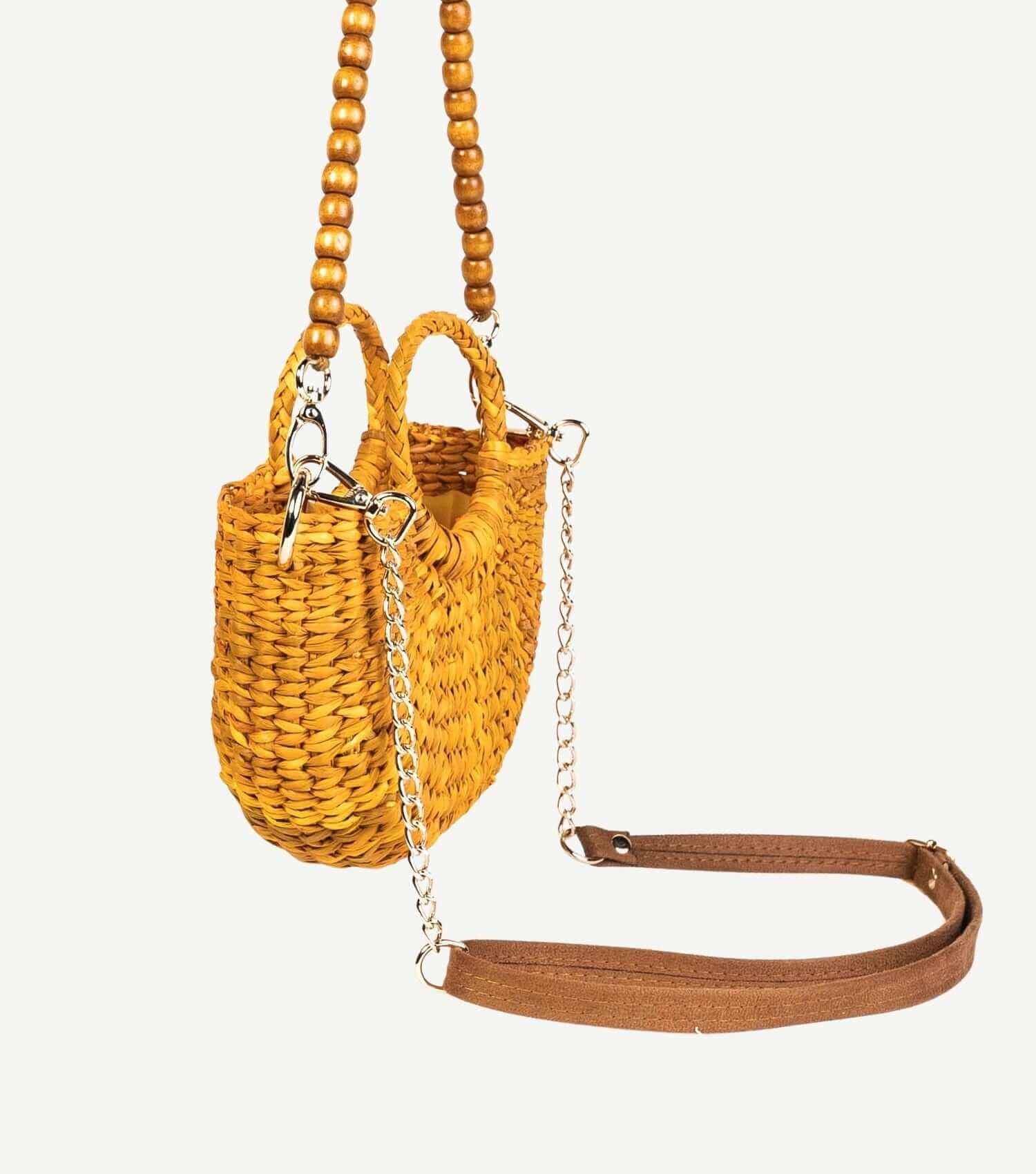 Mini straw crossbody bag hotsell
