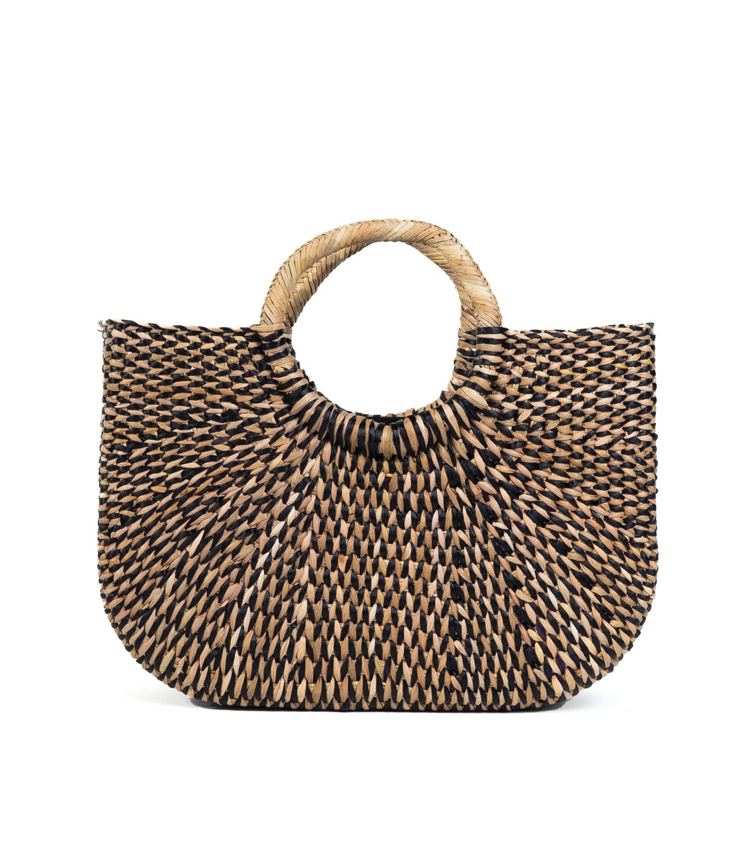 Gran Fiesta Tote Bag - Black and Natural Marbled