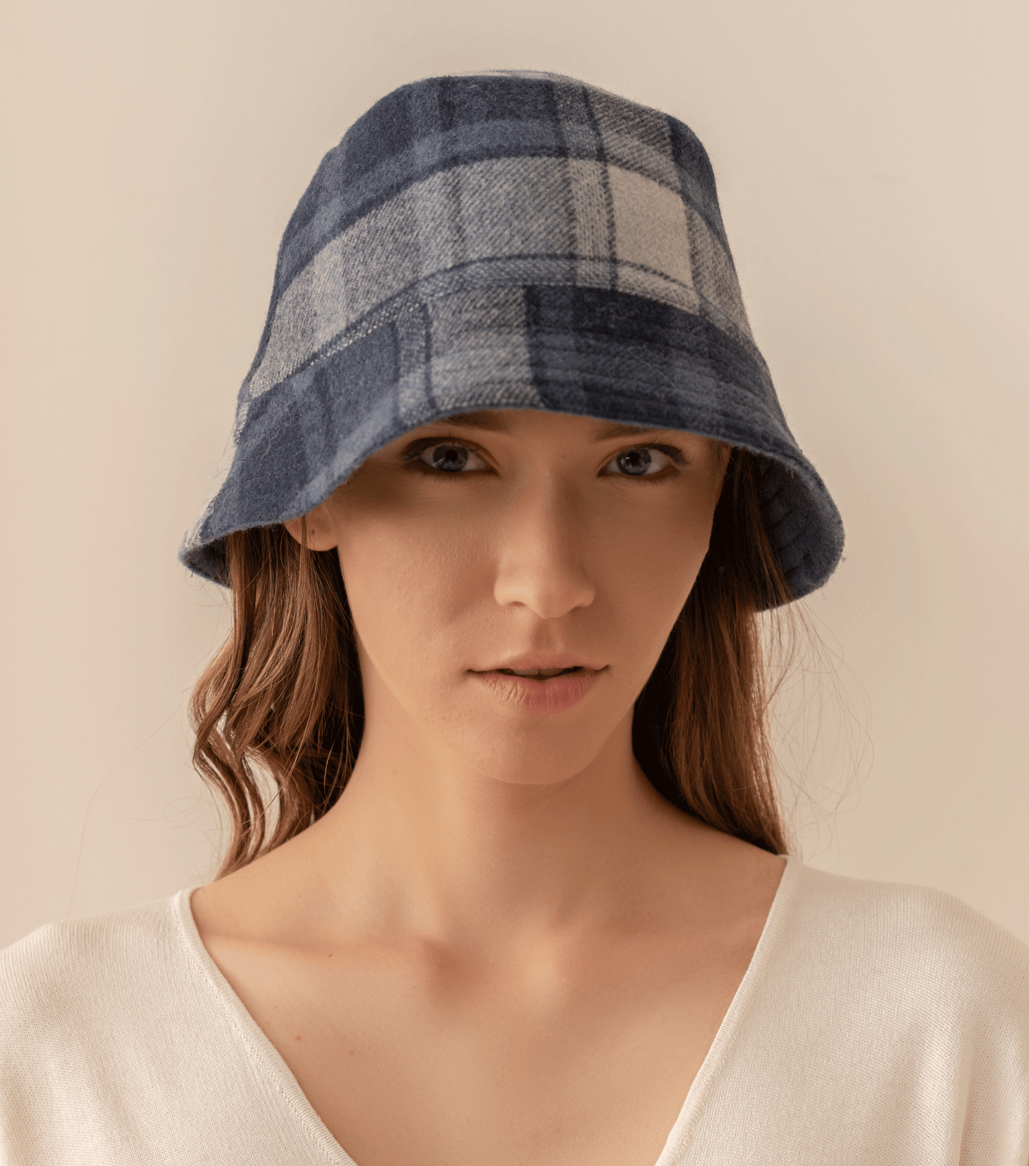 Reversible Baby Alpaca Bucket Hat