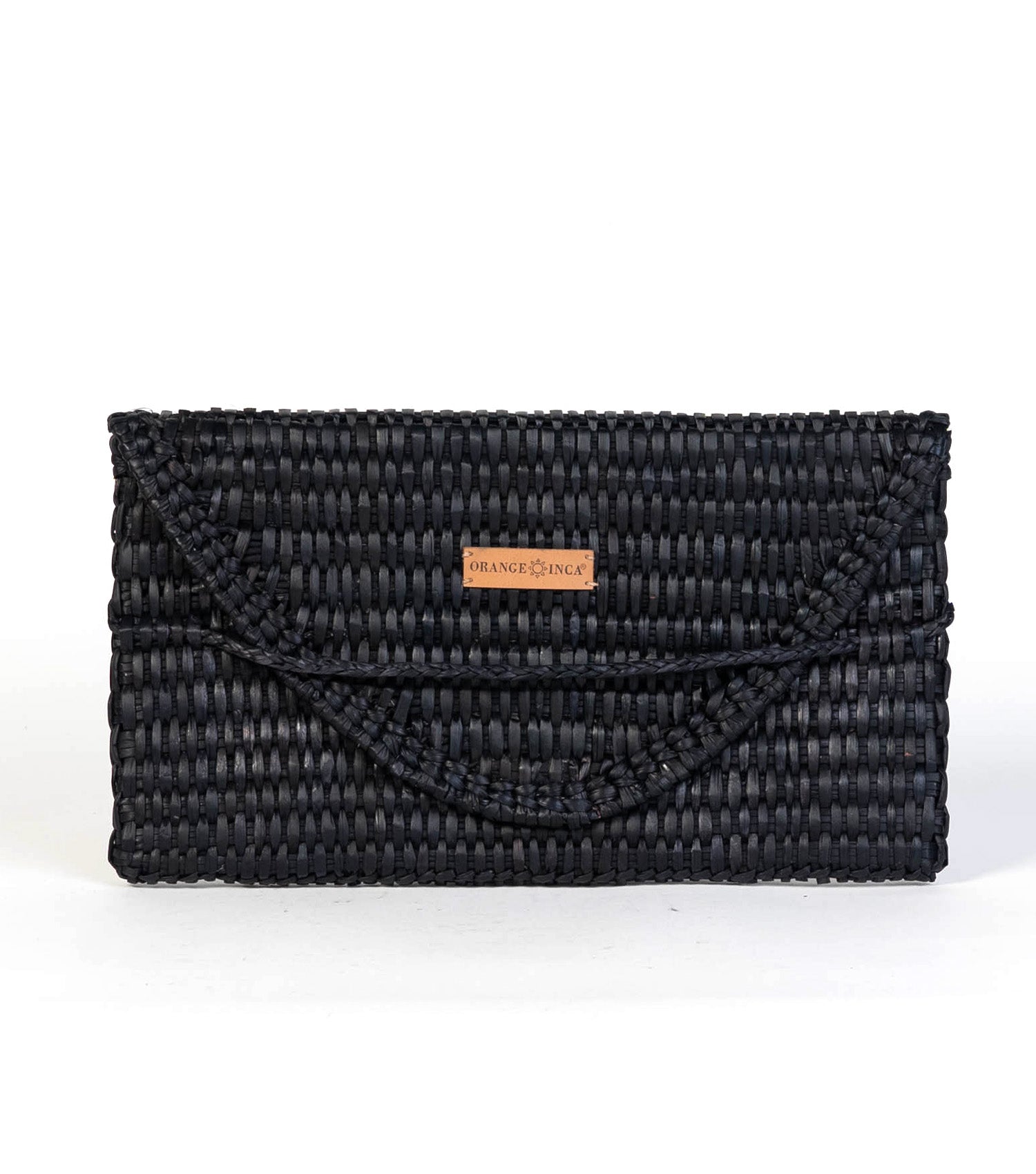 Lima Clutch in Black - Front View