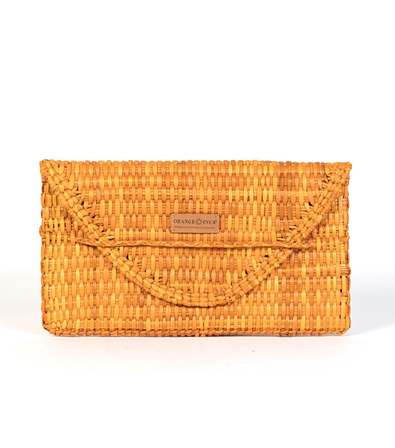 Lima Clutch in Yellow - Front View