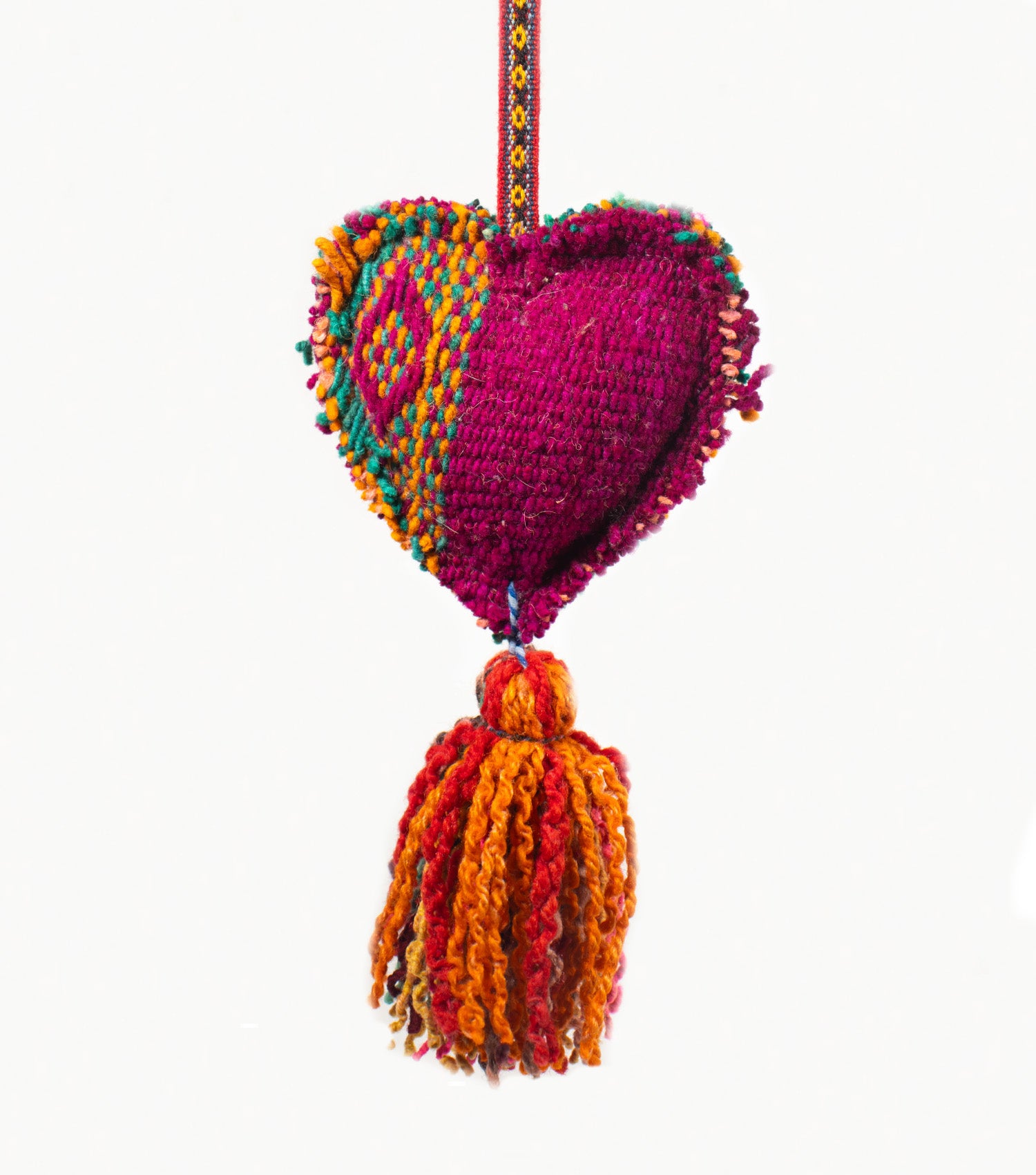 Heart Wool Tassel