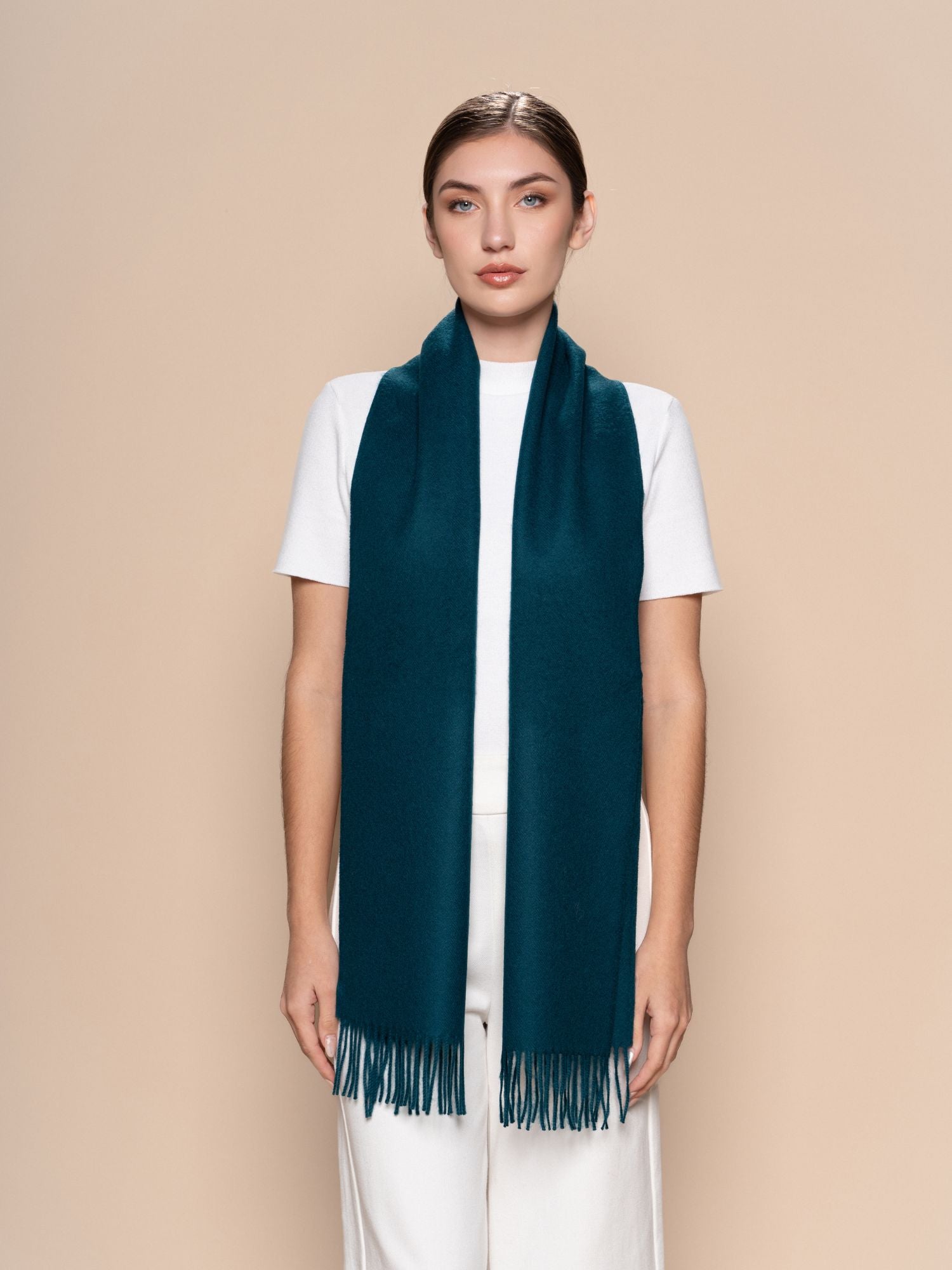 Baby Alpaca Scarf - Jade