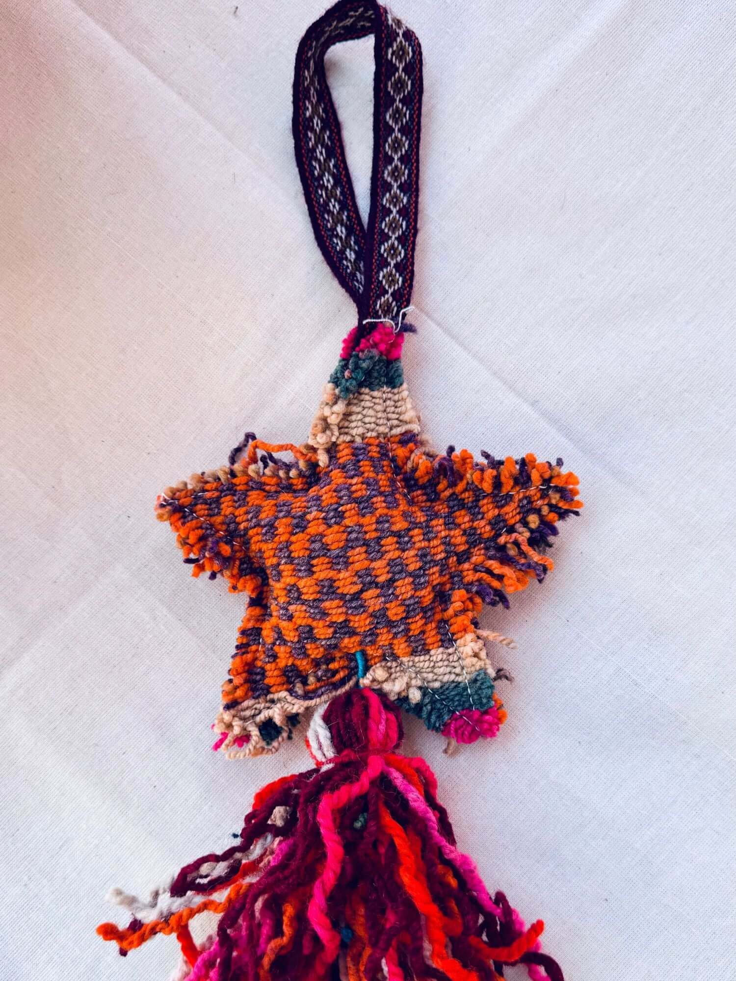 Decorative Star Wool Tassel - Large