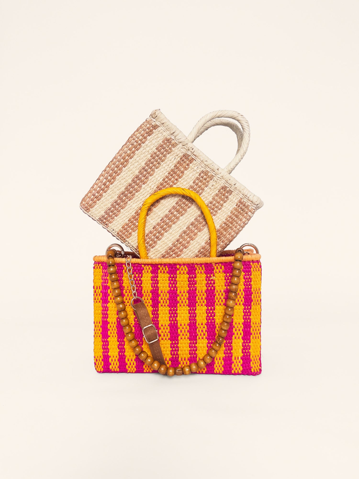 The Audrey Mini - Fuchsia and Yellow