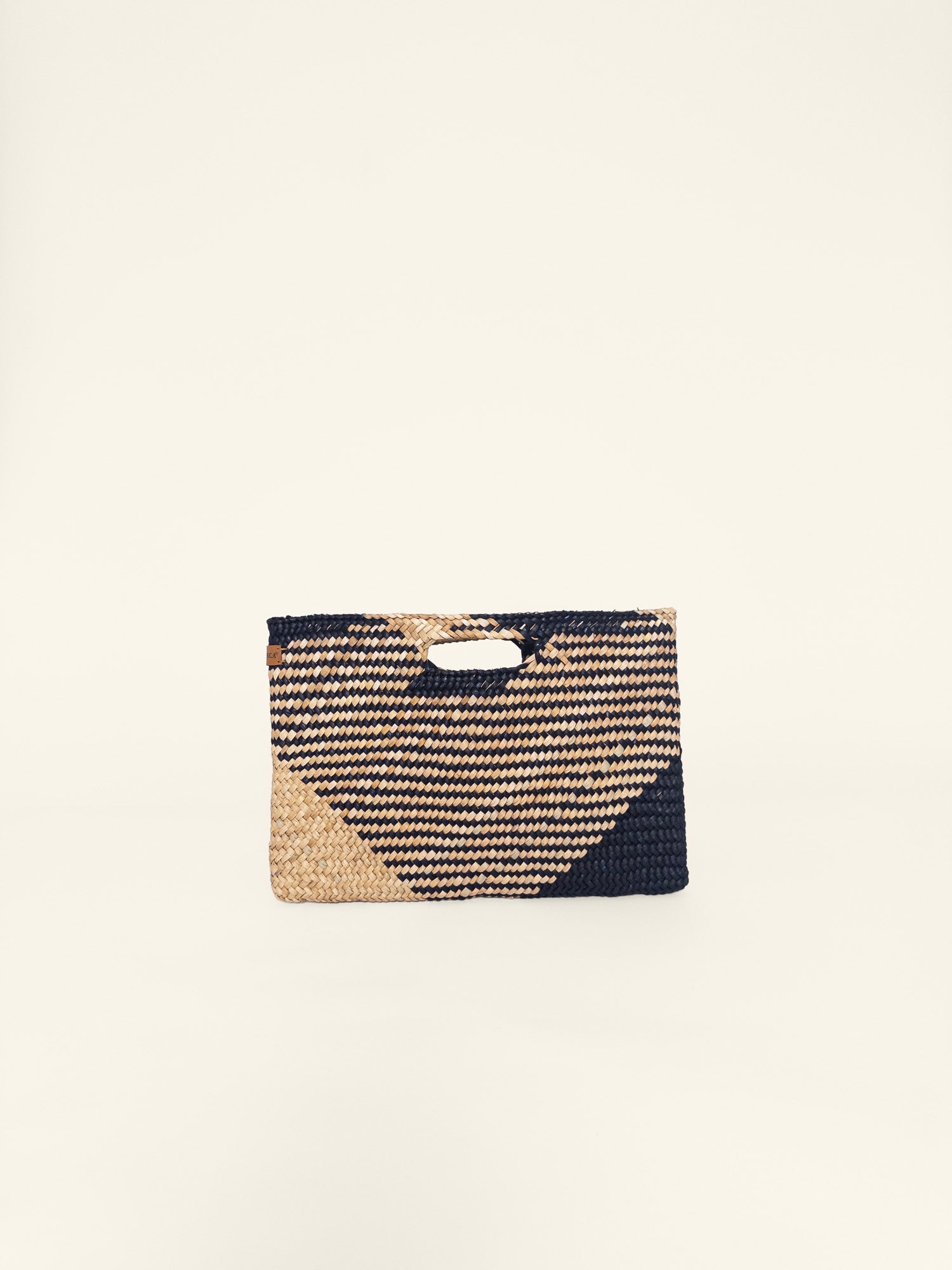 The Marrakesh Clutch - Black and Natural
