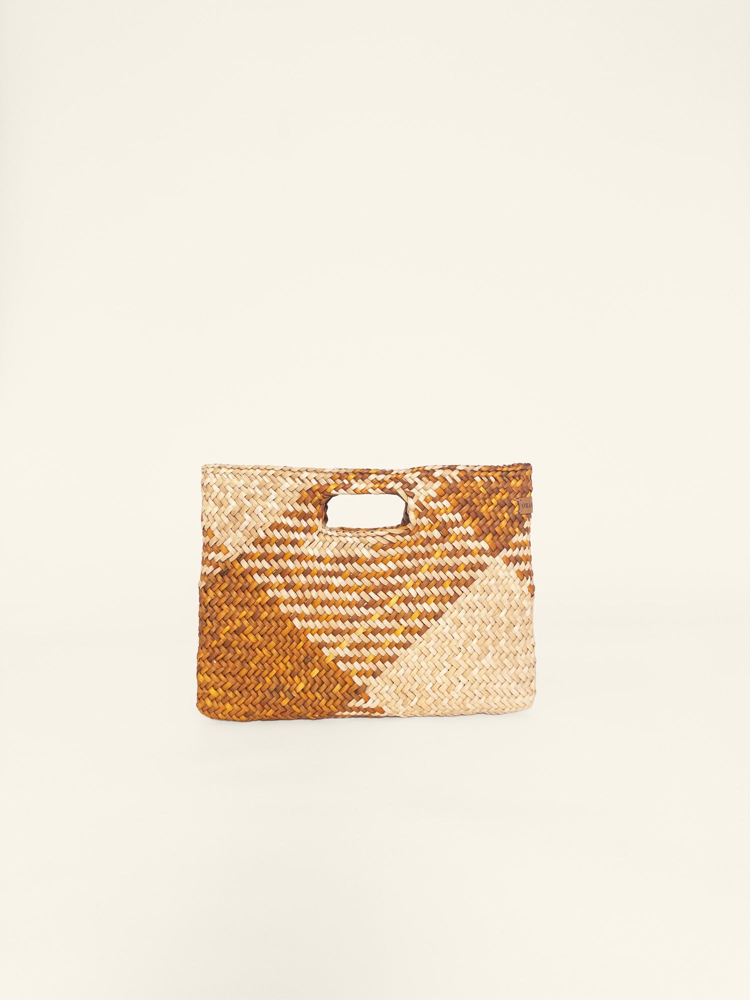 The Marrakesh Clutch - Camel and Natural